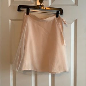 BCBGeneration blush wrap ballerina skirt